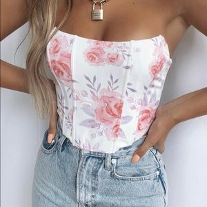 Floral Corset Top